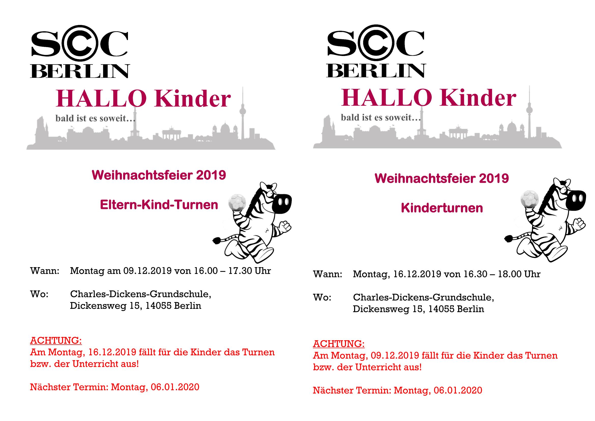 Weihnachtsinfos Mutter Kind Turnen Page 1